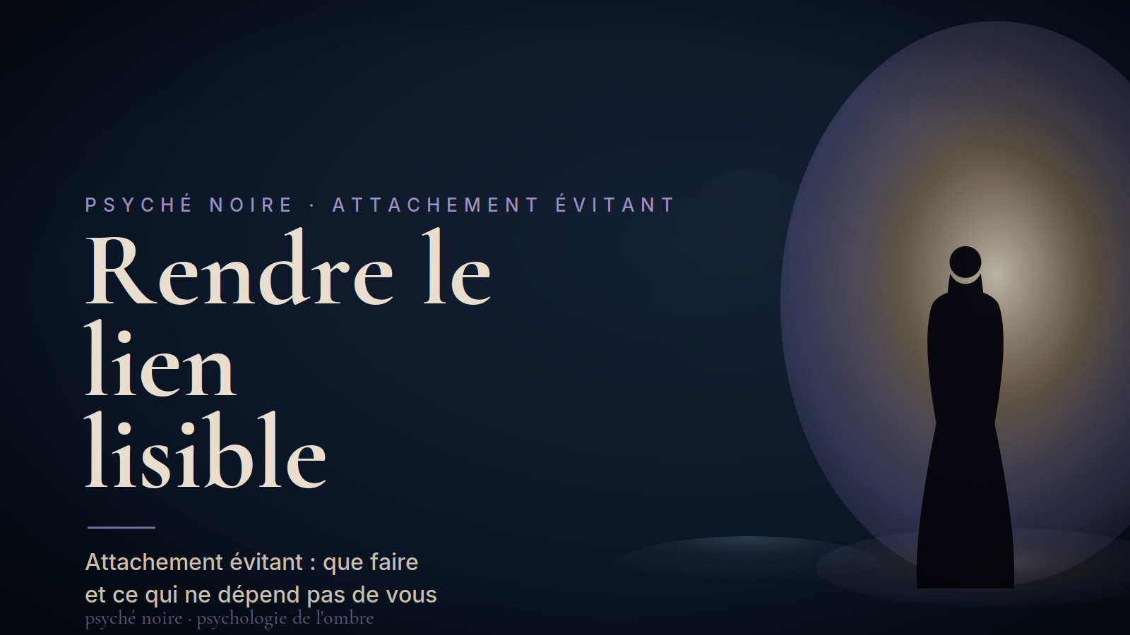 Attachement évitant : que faire, et ce qui ne dépend pas de vous