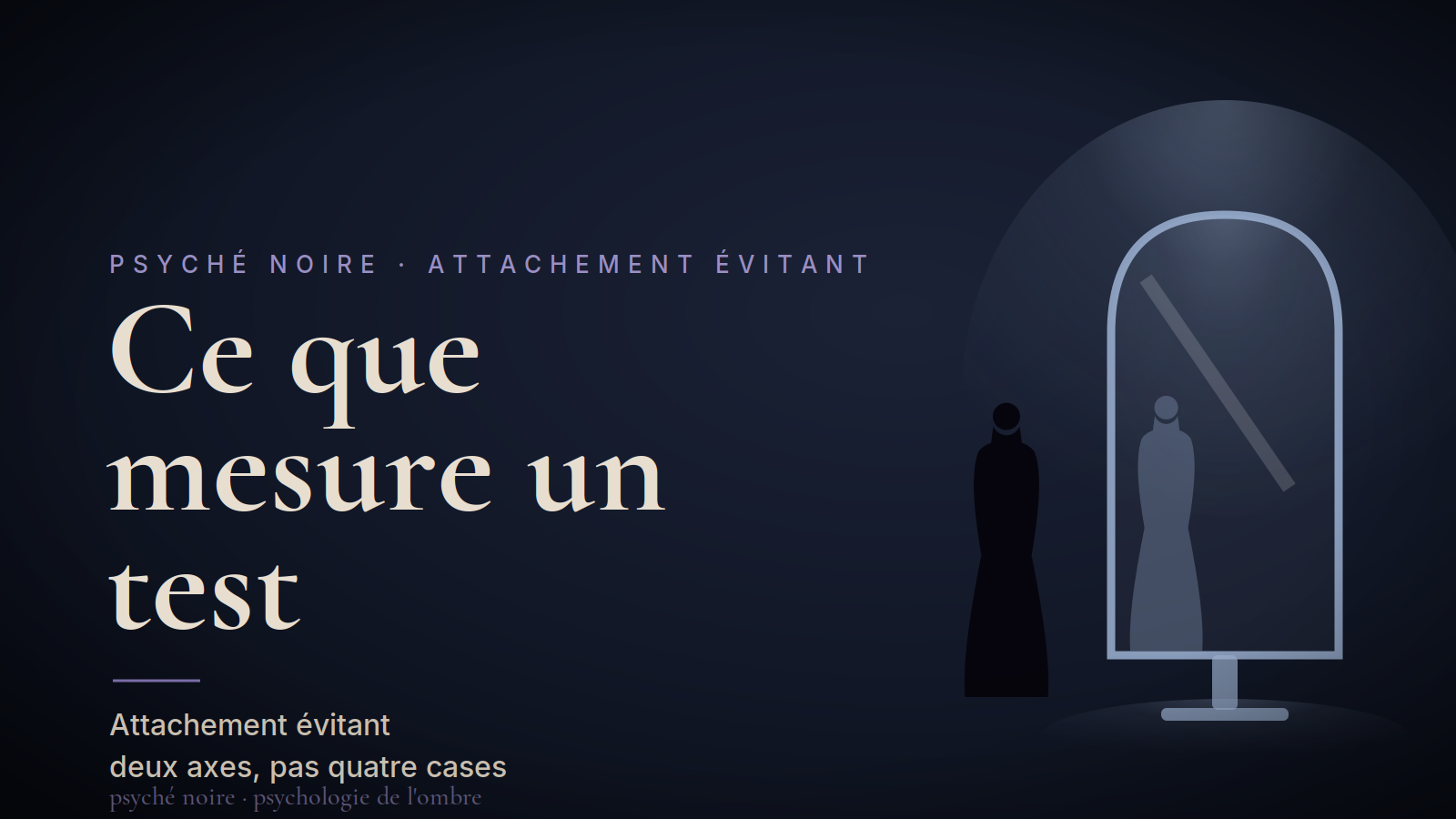 Attachement évitant : ce que les tests mesurent vraiment