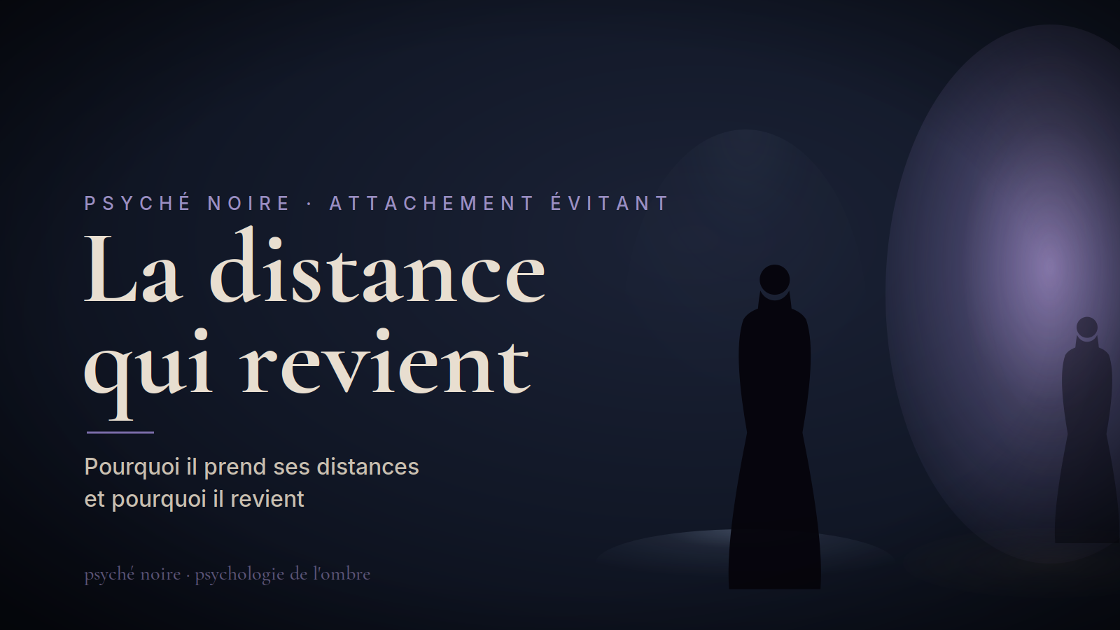 Pourquoi il prend ses distances — et pourquoi il revient