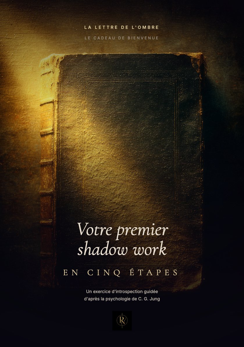 Couverture du carnet — Votre premier shadow work en cinq étapes