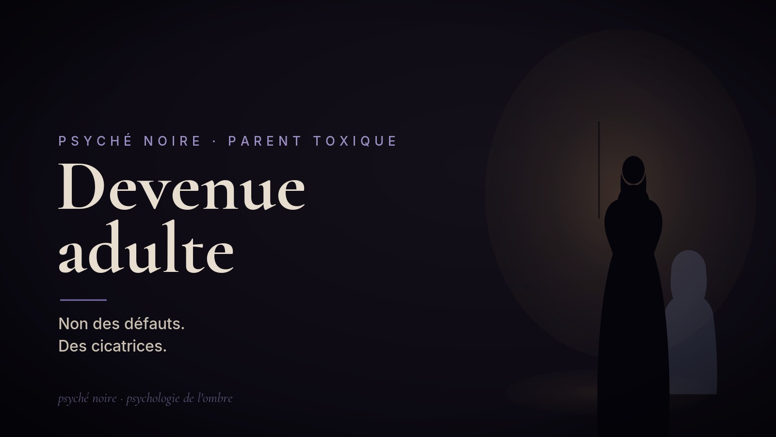 Les conséquences d’un parent toxique à l’âge adulte