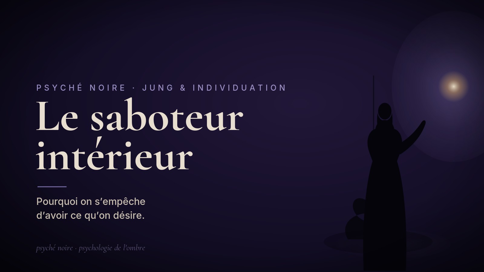 Pourquoi je me sabote moi-même ?